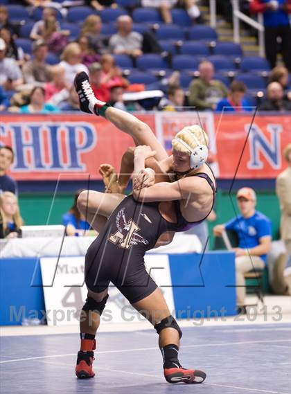Thumbnail 3 in NCHSAA State 4A Boys Wrestling Championships (Finals) photogallery.