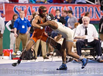 Thumbnail 3 in NCHSAA State 4A Boys Wrestling Championships (Finals) photogallery.