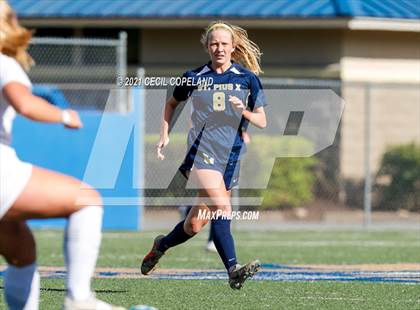 Thumbnail 2 in St. Pius X Catholic vs. Blessed Trinity (GHSA 5A Championship) photogallery.