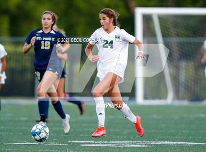 Thumbnail 1 in St. Pius X Catholic vs. Blessed Trinity (GHSA 5A Championship) photogallery.
