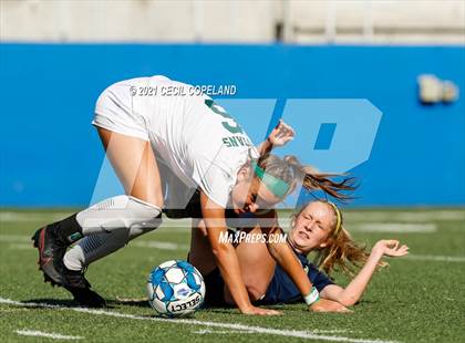 Thumbnail 1 in St. Pius X Catholic vs. Blessed Trinity (GHSA 5A Championship) photogallery.