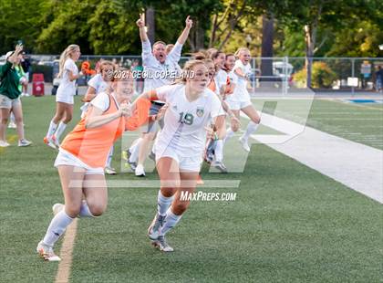 Thumbnail 1 in St. Pius X Catholic vs. Blessed Trinity (GHSA 5A Championship) photogallery.