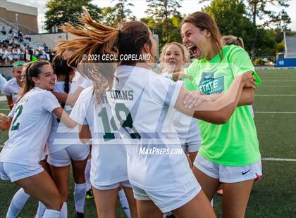Thumbnail 2 in St. Pius X Catholic vs. Blessed Trinity (GHSA 5A Championship) photogallery.