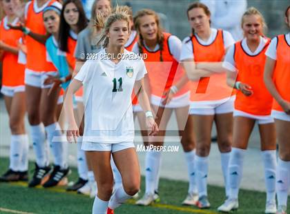 Thumbnail 3 in St. Pius X Catholic vs. Blessed Trinity (GHSA 5A Championship) photogallery.