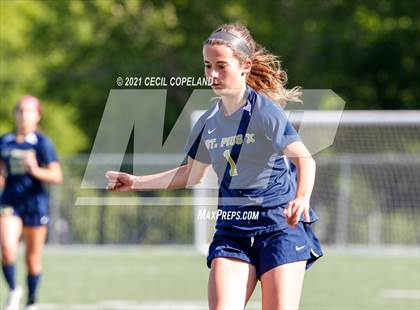 Thumbnail 2 in St. Pius X Catholic vs. Blessed Trinity (GHSA 5A Championship) photogallery.