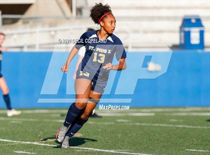 Thumbnail 1 in St. Pius X Catholic vs. Blessed Trinity (GHSA 5A Championship) photogallery.