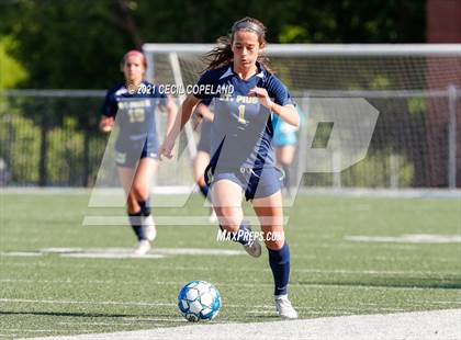 Thumbnail 1 in St. Pius X Catholic vs. Blessed Trinity (GHSA 5A Championship) photogallery.
