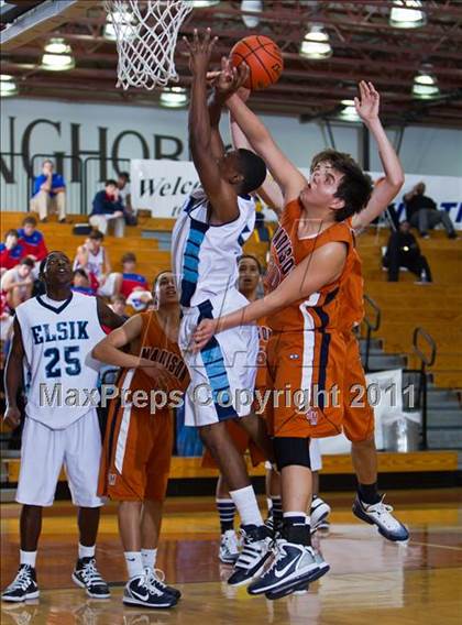 Thumbnail 2 in Alief Elsik vs San Antonio Madison (McDonald's Texas Invitational) photogallery.