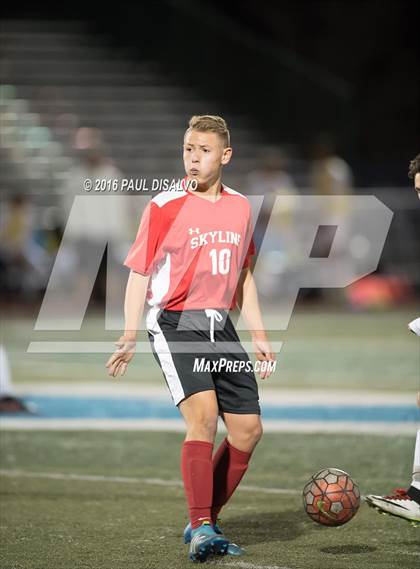 Thumbnail 1 in Skyline @ Valor Christian (CHSAA 4A Round 1) photogallery.