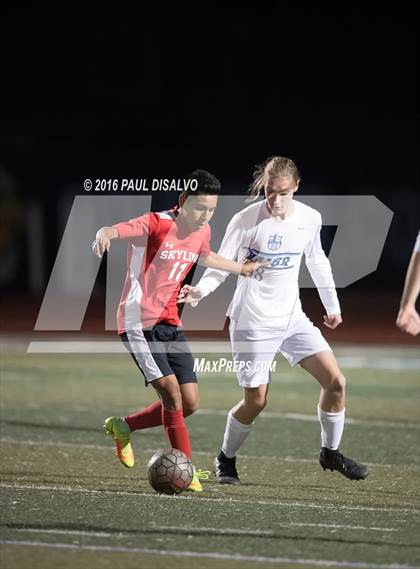 Thumbnail 3 in Skyline @ Valor Christian (CHSAA 4A Round 1) photogallery.