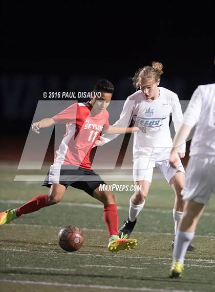 Thumbnail 1 in Skyline @ Valor Christian (CHSAA 4A Round 1) photogallery.