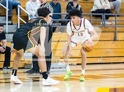 Thumbnail 2 in Clovis West vs. Oaks Christian photogallery.
