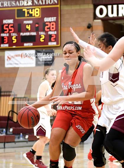 Thumbnail 3 in Las Vegas vs Faith Lutheran photogallery.