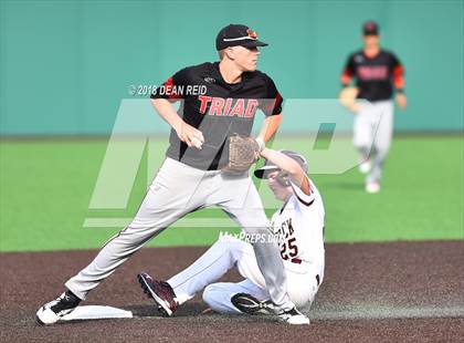 Thumbnail 1 in Triad @ St. Ignatius College Prep (IHSA Class 3A Semifinal)  photogallery.
