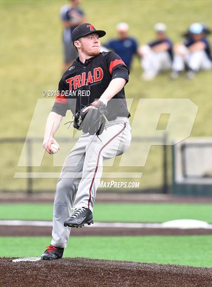 Thumbnail 2 in Triad @ St. Ignatius College Prep (IHSA Class 3A Semifinal)  photogallery.