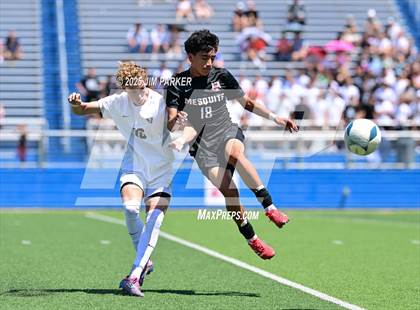 Thumbnail 1 in Vandegrift vs. Mesquite (UIL 6A Soccer Division II Final) photogallery.