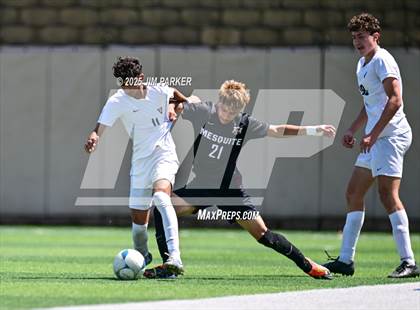 Thumbnail 3 in Vandegrift vs. Mesquite (UIL 6A Soccer Division II Final) photogallery.