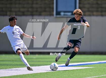 Thumbnail 2 in Vandegrift vs. Mesquite (UIL 6A Soccer Division II Final) photogallery.