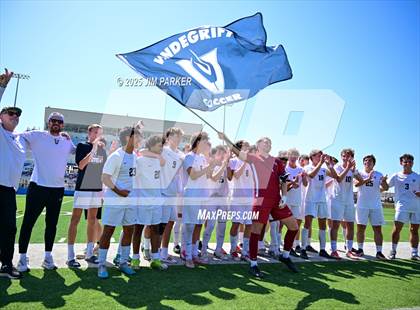 Thumbnail 3 in Vandegrift vs. Mesquite (UIL 6A Soccer Division II Final) photogallery.