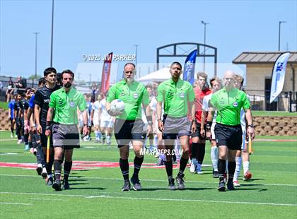 Thumbnail 1 in Vandegrift vs. Mesquite (UIL 6A Soccer Division II Final) photogallery.