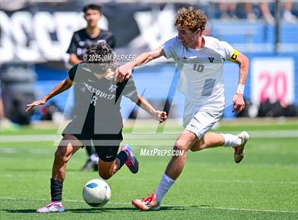 Thumbnail 1 in Vandegrift vs. Mesquite (UIL 6A Soccer Division II Final) photogallery.