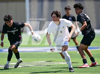 Thumbnail 1 in Vandegrift vs. Mesquite (UIL 6A Soccer Division II Final) photogallery.