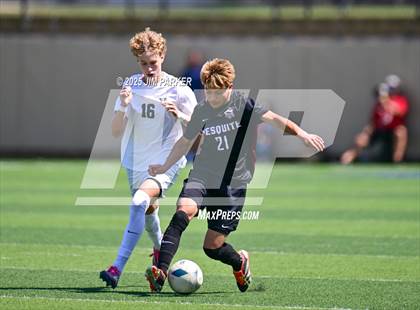 Thumbnail 3 in Vandegrift vs. Mesquite (UIL 6A Soccer Division II Final) photogallery.