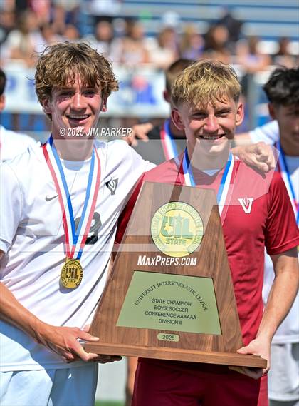 Thumbnail 2 in Vandegrift vs. Mesquite (UIL 6A Soccer Division II Final) photogallery.