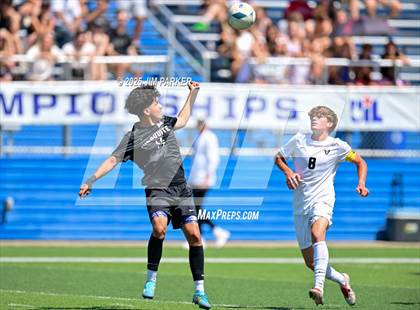 Thumbnail 1 in Vandegrift vs. Mesquite (UIL 6A Soccer Division II Final) photogallery.