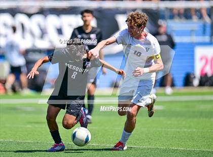 Thumbnail 2 in Vandegrift vs. Mesquite (UIL 6A Soccer Division II Final) photogallery.