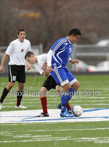 Thumbnail 2 in Mansfield Legacy vs. LakeView (Martin Invitational Soccer Tournament) photogallery.