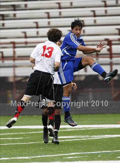 Thumbnail 1 in Mansfield Legacy vs. LakeView (Martin Invitational Soccer Tournament) photogallery.