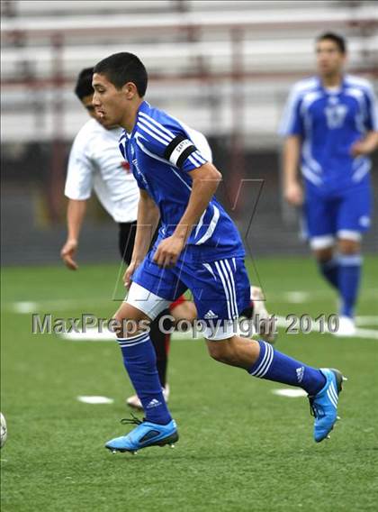 Thumbnail 3 in Mansfield Legacy vs. LakeView (Martin Invitational Soccer Tournament) photogallery.