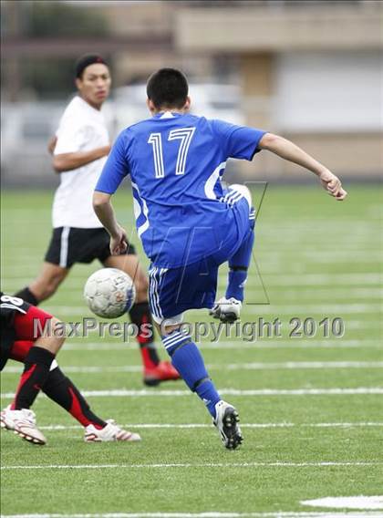 Thumbnail 1 in Mansfield Legacy vs. LakeView (Martin Invitational Soccer Tournament) photogallery.
