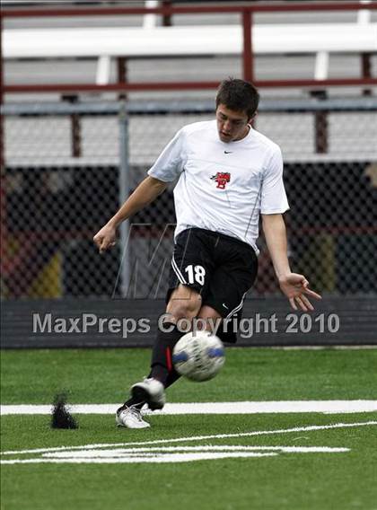 Thumbnail 3 in Mansfield Legacy vs. LakeView (Martin Invitational Soccer Tournament) photogallery.
