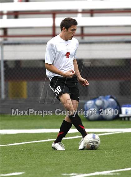 Thumbnail 2 in Mansfield Legacy vs. LakeView (Martin Invitational Soccer Tournament) photogallery.