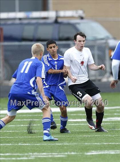 Thumbnail 1 in Mansfield Legacy vs. LakeView (Martin Invitational Soccer Tournament) photogallery.