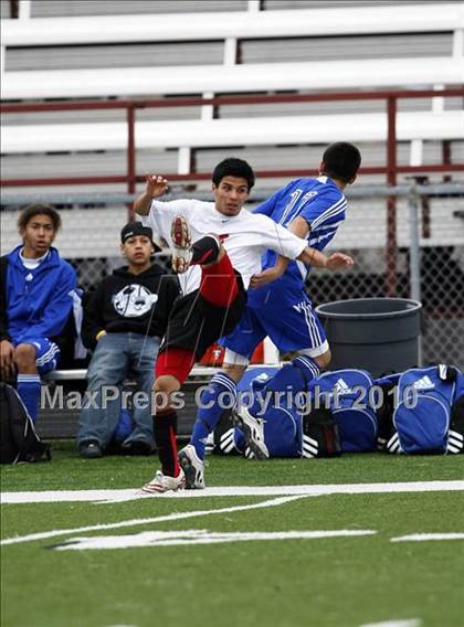 Thumbnail 1 in Mansfield Legacy vs. LakeView (Martin Invitational Soccer Tournament) photogallery.