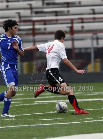 Thumbnail 3 in Mansfield Legacy vs. LakeView (Martin Invitational Soccer Tournament) photogallery.