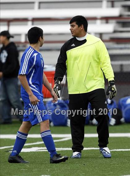 Thumbnail 2 in Mansfield Legacy vs. LakeView (Martin Invitational Soccer Tournament) photogallery.