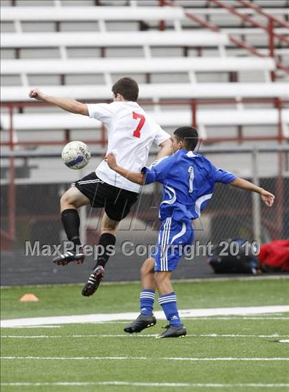 Thumbnail 1 in Mansfield Legacy vs. LakeView (Martin Invitational Soccer Tournament) photogallery.