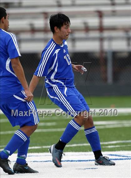 Thumbnail 3 in Mansfield Legacy vs. LakeView (Martin Invitational Soccer Tournament) photogallery.