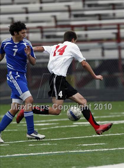 Thumbnail 2 in Mansfield Legacy vs. LakeView (Martin Invitational Soccer Tournament) photogallery.