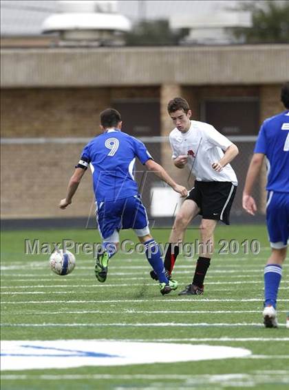 Thumbnail 3 in Mansfield Legacy vs. LakeView (Martin Invitational Soccer Tournament) photogallery.