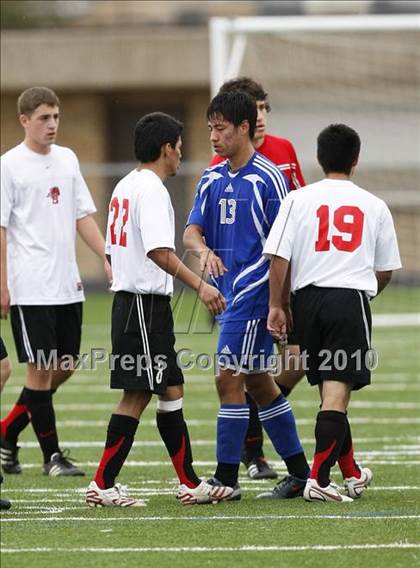 Thumbnail 1 in Mansfield Legacy vs. LakeView (Martin Invitational Soccer Tournament) photogallery.