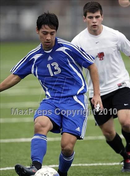 Thumbnail 2 in Mansfield Legacy vs. LakeView (Martin Invitational Soccer Tournament) photogallery.
