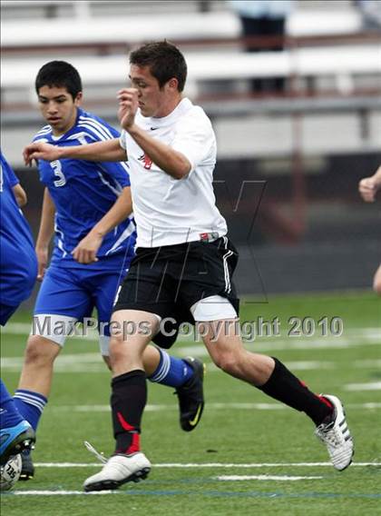 Thumbnail 1 in Mansfield Legacy vs. LakeView (Martin Invitational Soccer Tournament) photogallery.