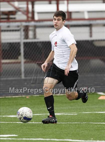 Thumbnail 1 in Mansfield Legacy vs. LakeView (Martin Invitational Soccer Tournament) photogallery.