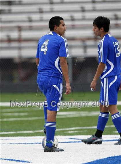 Thumbnail 1 in Mansfield Legacy vs. LakeView (Martin Invitational Soccer Tournament) photogallery.