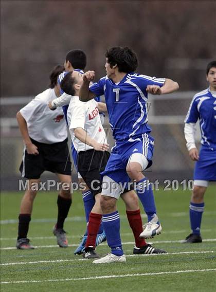 Thumbnail 2 in Mansfield Legacy vs. LakeView (Martin Invitational Soccer Tournament) photogallery.